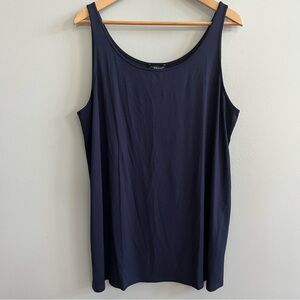Eileen Fisher Viscose Jersey Long Tank Top NWT Size XL Long Layering Basic